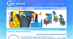 Desktop Screenshot of cleanaccent.it